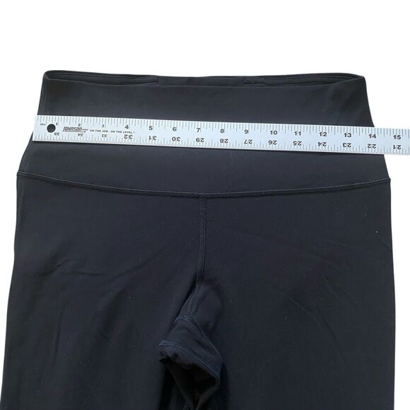 Lululemon Athletic Flare Leg Leggings 8 Black Inseam 28" Yoga Workout Running - Picture 5 of 7